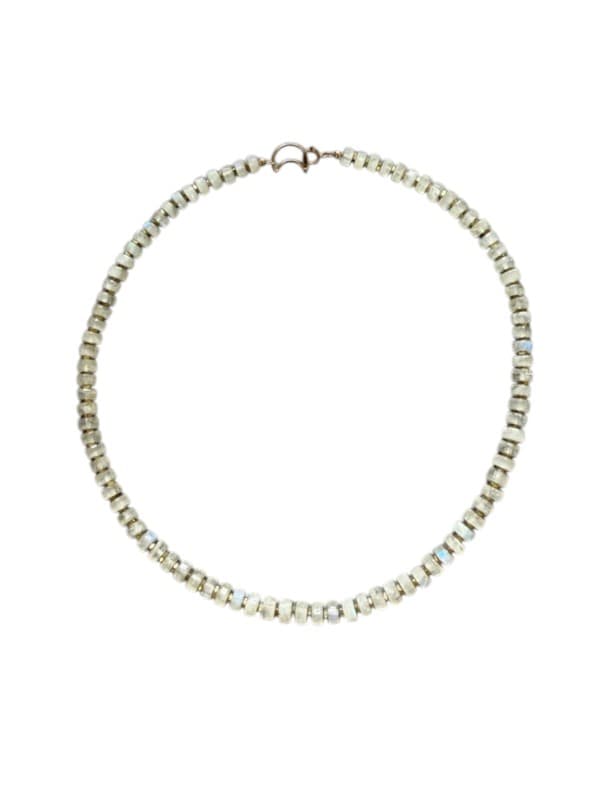 Rainbow Moonstone Small Necklace